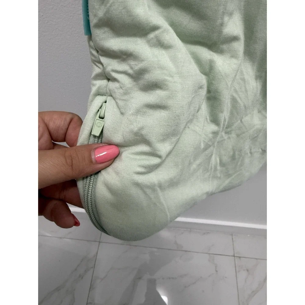 PurComfy LuxeDream Sleep Sacks 3-6M 1.0 TOG Lot 2 Pink Sage Zip Wearable Blanket